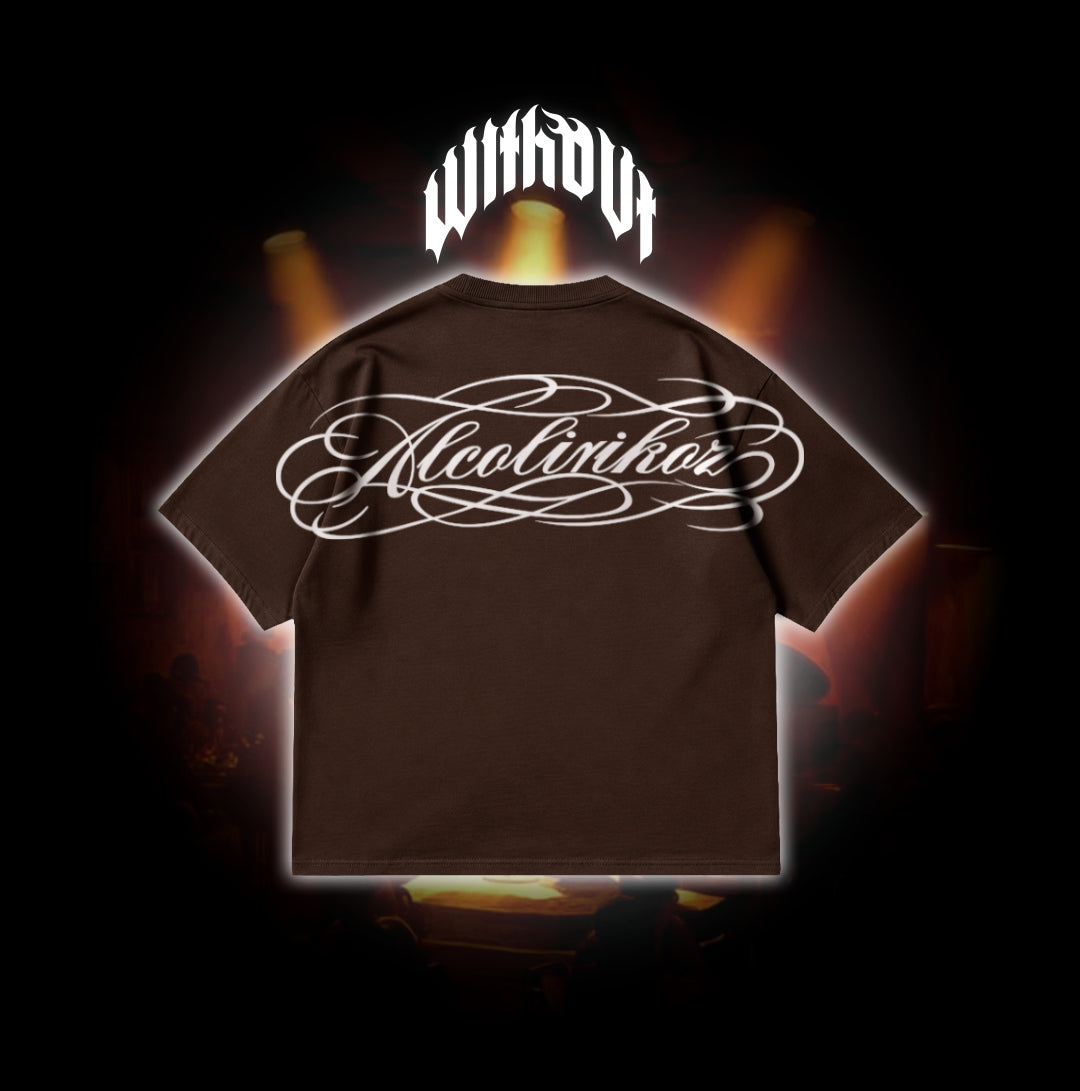Alcolirykoz Lettering Oversize | Marron