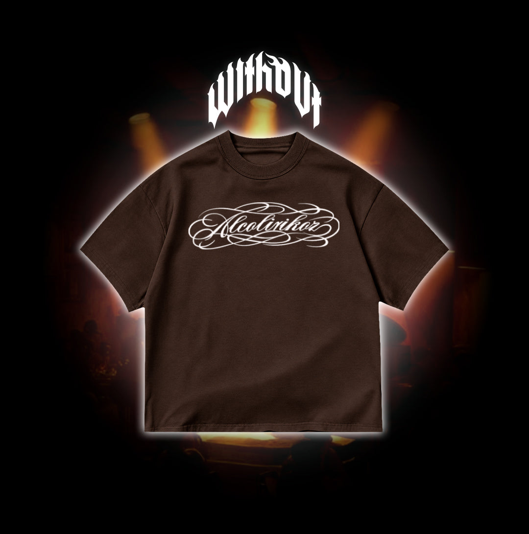 Alcolirykoz Lettering Oversize | Marron