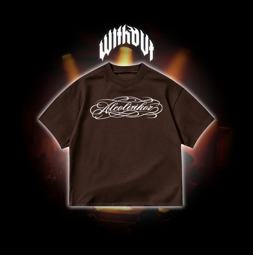 Alcolirykoz Lettering Oversize | Marron