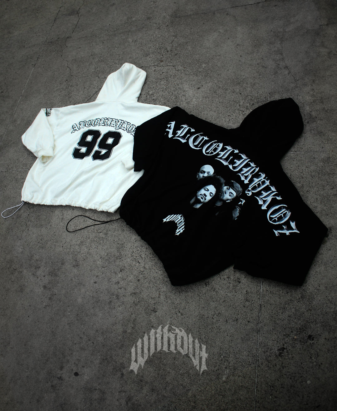 Hoodie Oversize Alcolirikoz Exclusivo negro