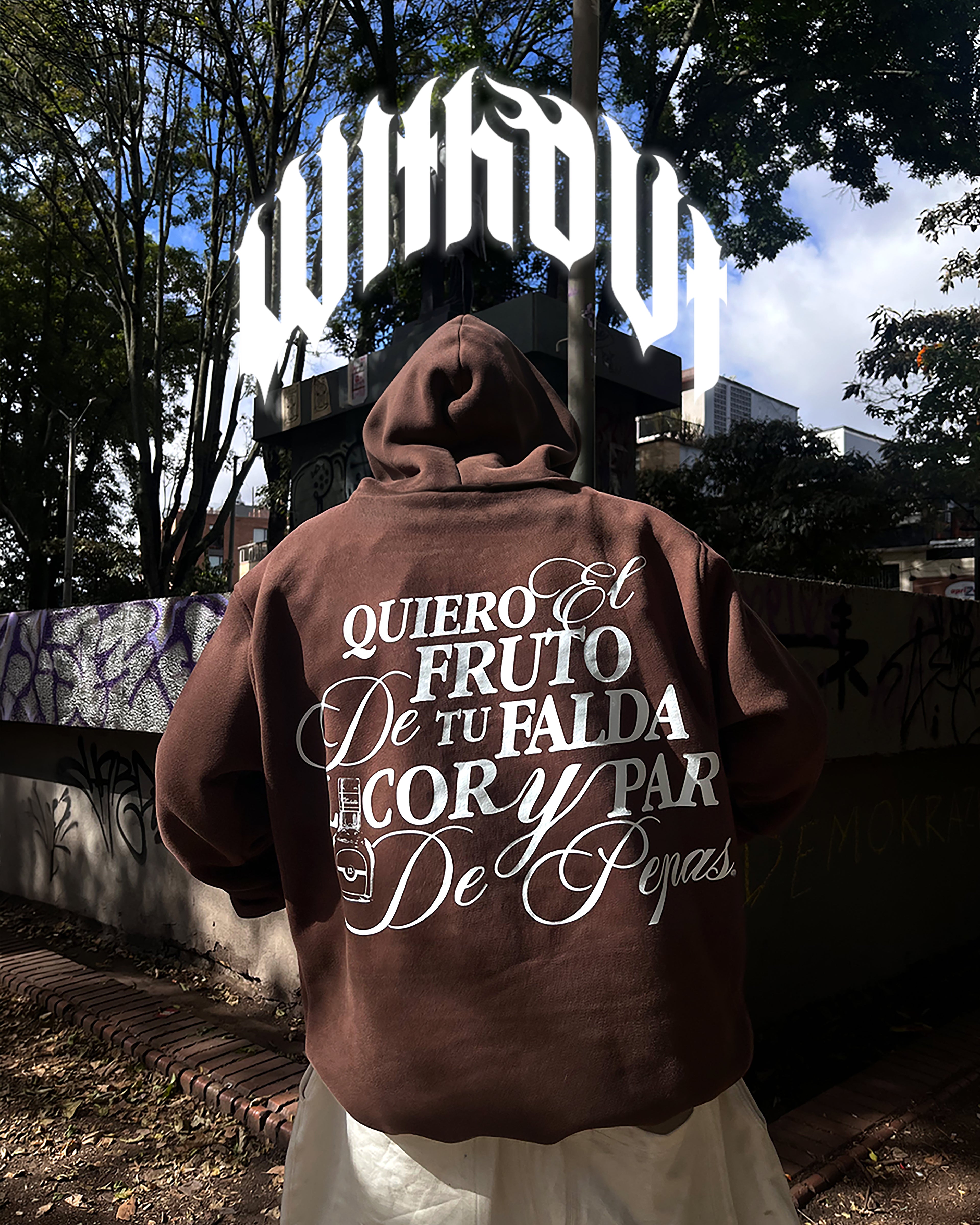 Hoodie Par de Pepas | Marron