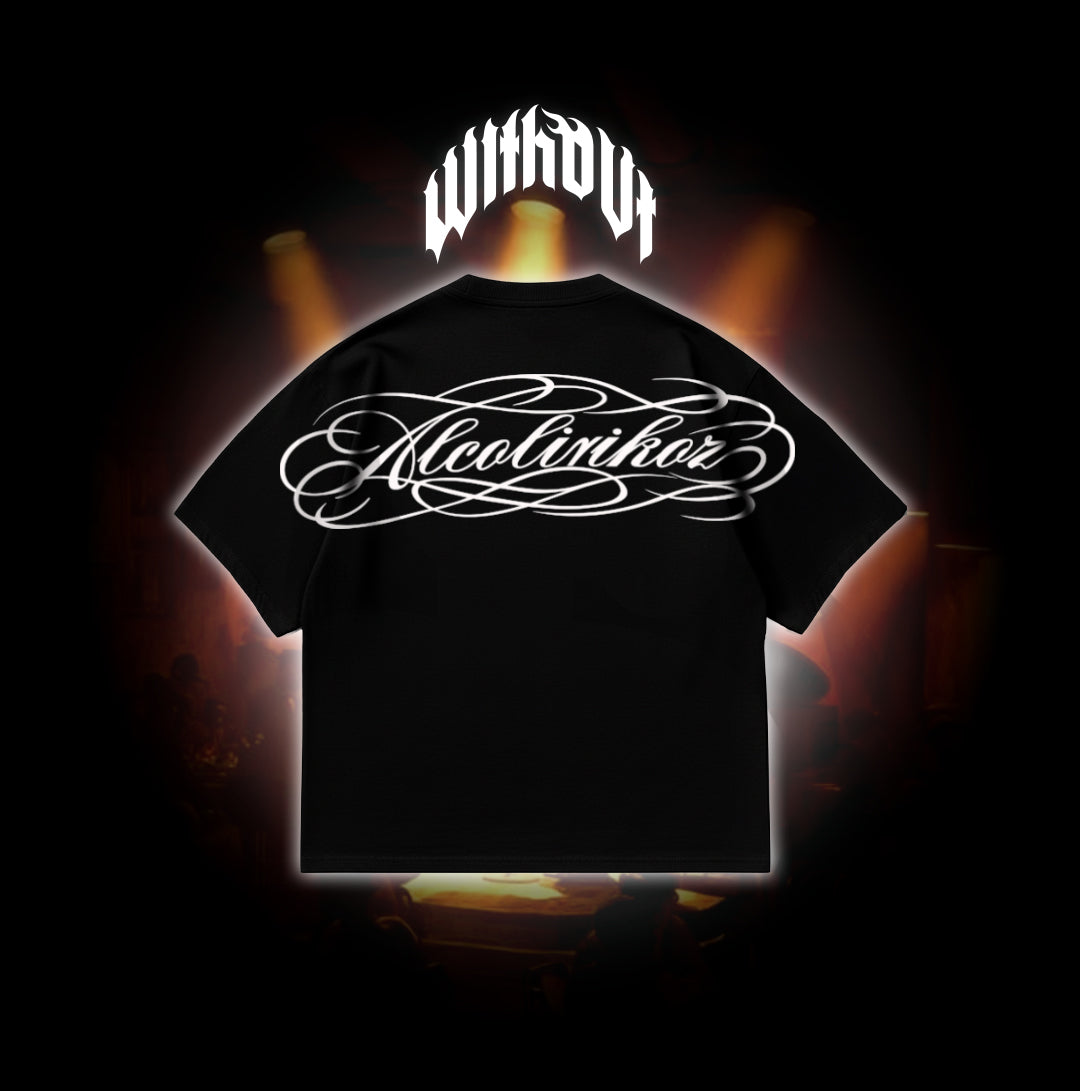 Alcolirykoz Lettering Oversize | Negra