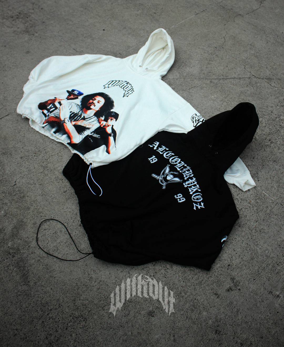 Hoodie Oversize Alcolirikoz Exclusivo negro