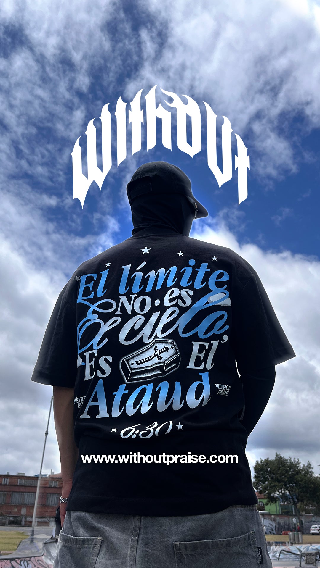 Camiseta Oversize Métricas frías “6:30” Negra