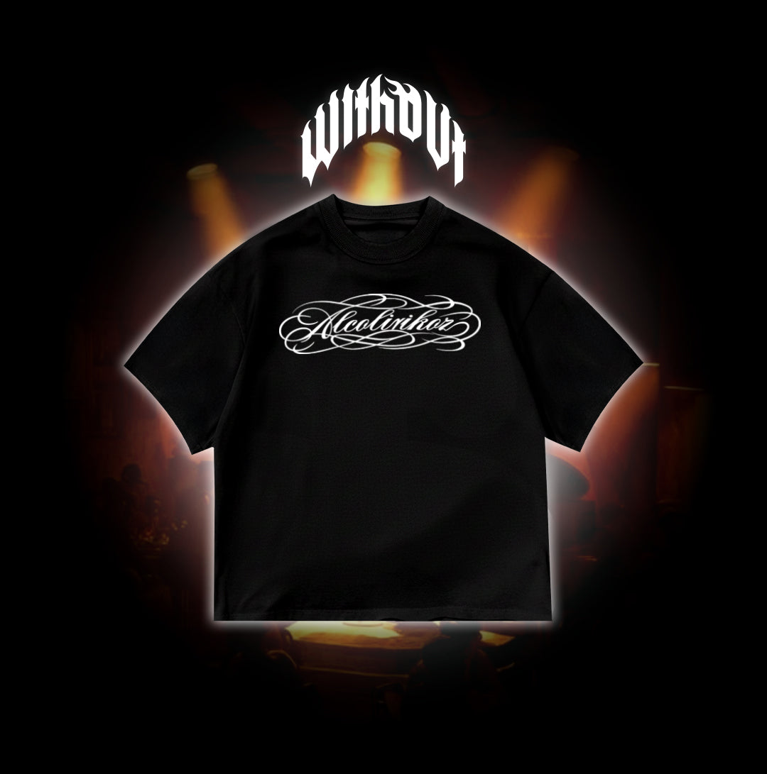 Alcolirykoz Lettering Oversize | Negra