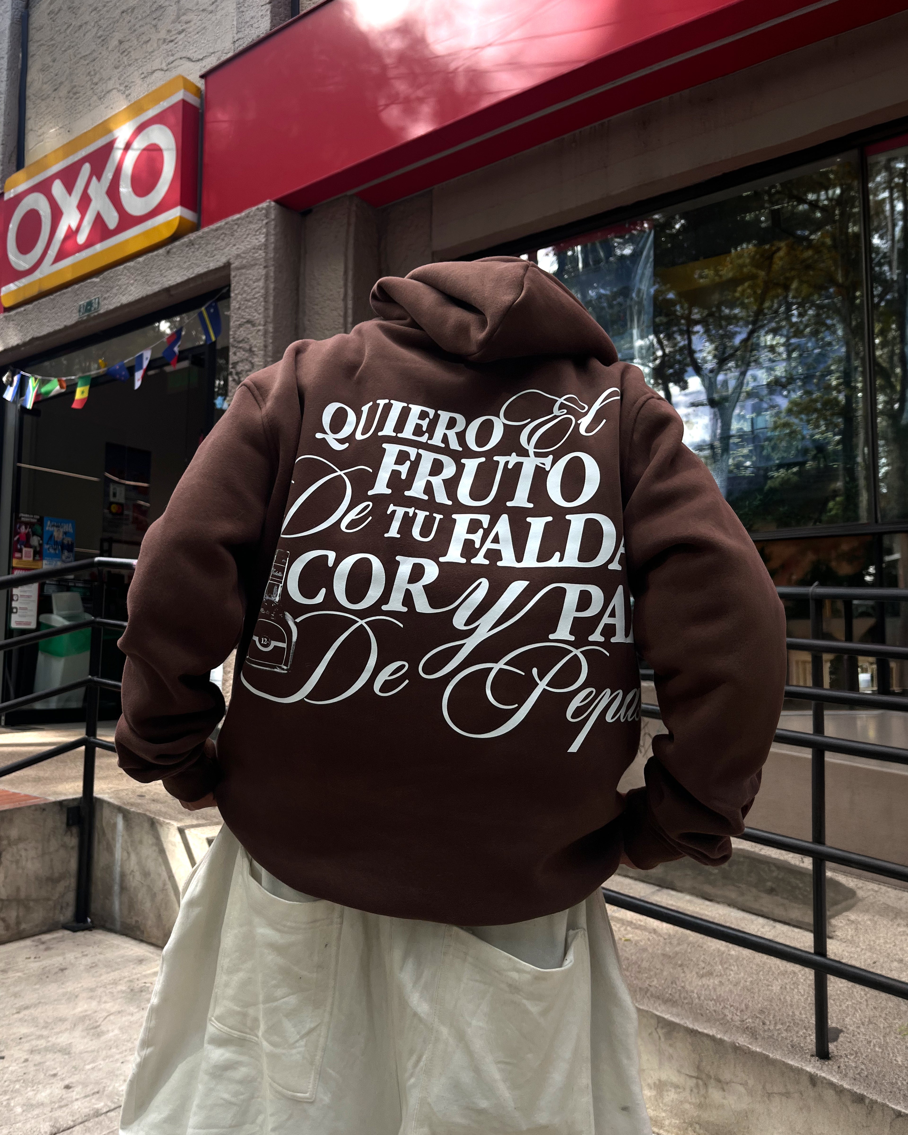 Hoodie Par de Pepas | Marron
