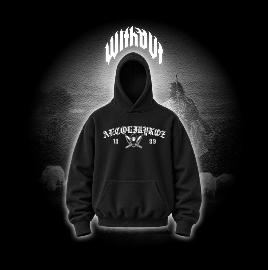 Hoodie Alcolirykoz Legendarios | Negro