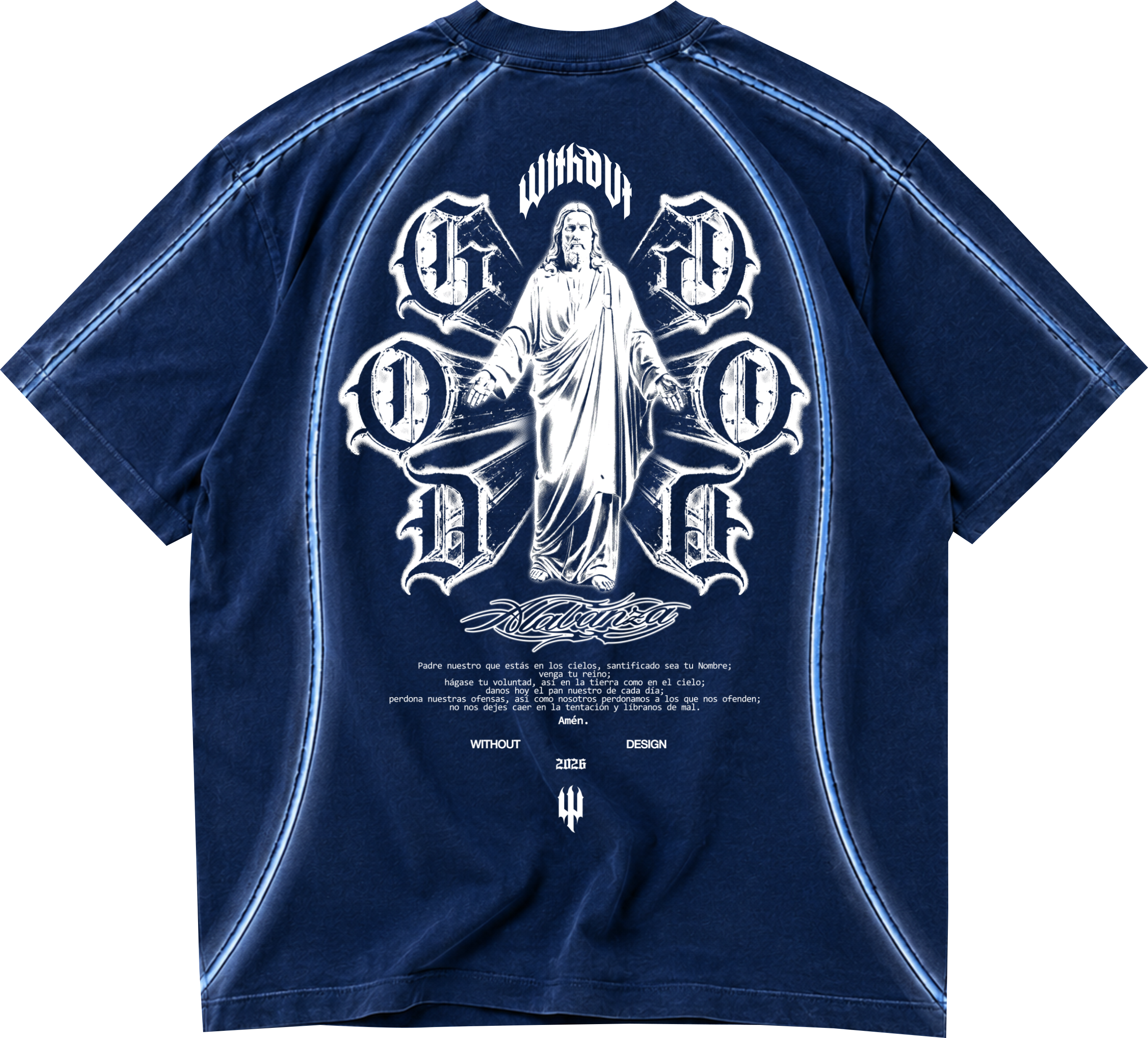 Camiseta Luxury Alabanza | Azul