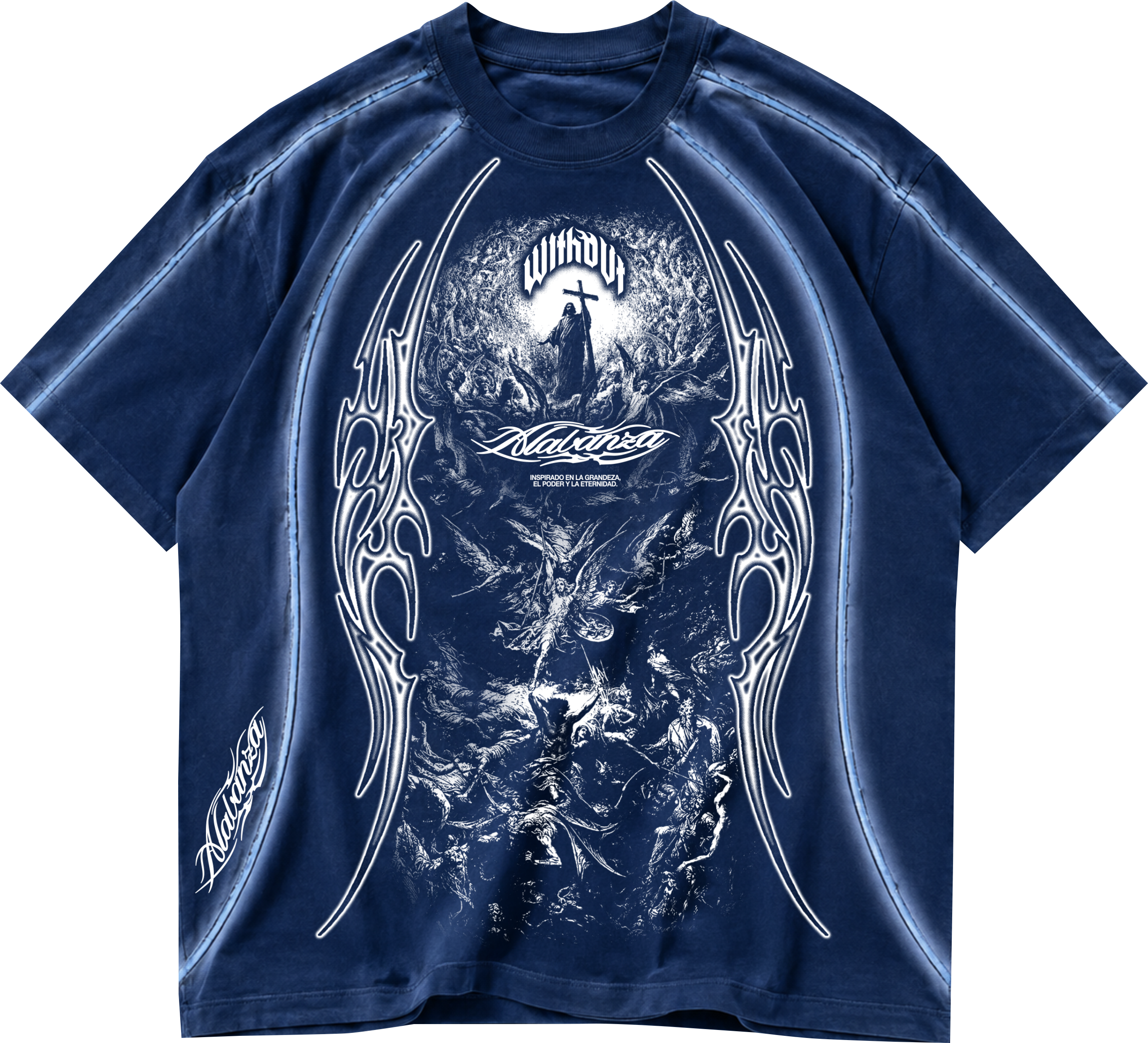 Camiseta Luxury Alabanza | Azul